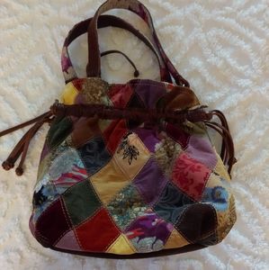 Lucky Brand Patchwork Hobo Bag